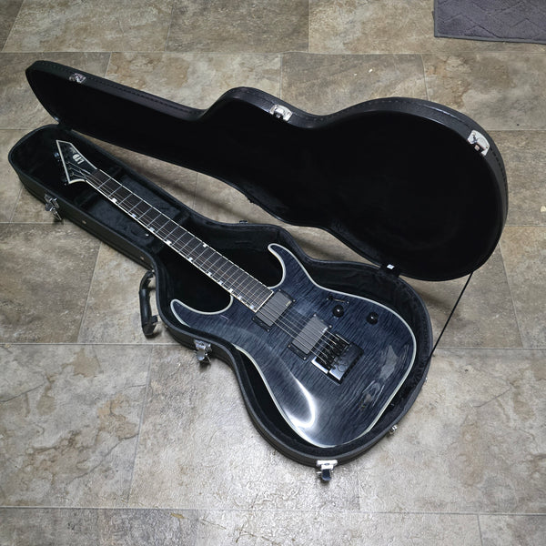 2020 ESP LTD MH-1000ET Deluxe - EverTune - 24v Mod - See Thru Black - w/Hard Case