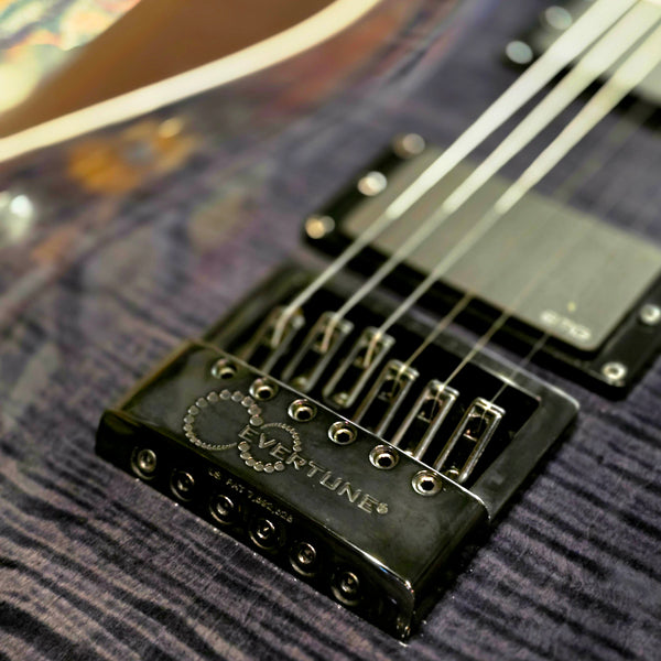 2020 ESP LTD MH-1000ET Deluxe - EverTune - 24v Mod - See Thru Black - w/Hard Case