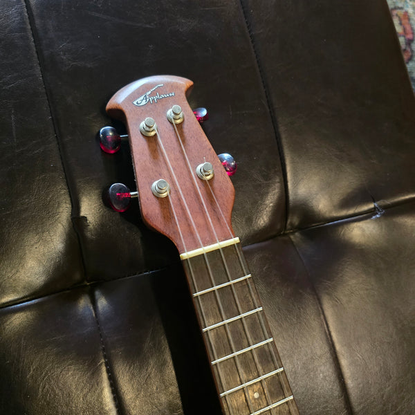 Used Ovation Applause Concert Ukulele - Plum Burst