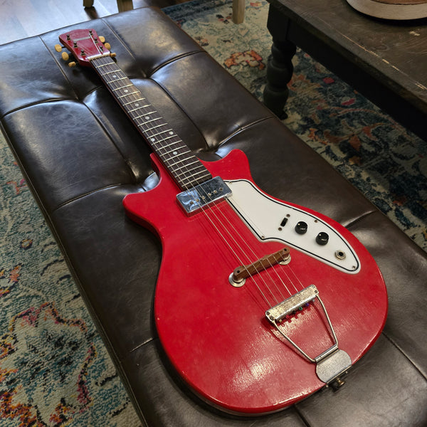 1964 Tosca Thunderstick - Valco Supro - Short-Scale - Red - w/ Original Case