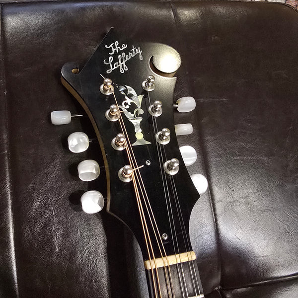 2012 The Lafferty LF5BWN Wide Neck Mandolin - F-Style - Natural - w/Case