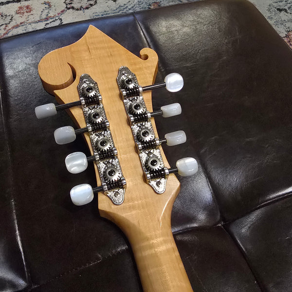 2012 The Lafferty LF5BWN Wide Neck Mandolin - F-Style - Natural - w/Case