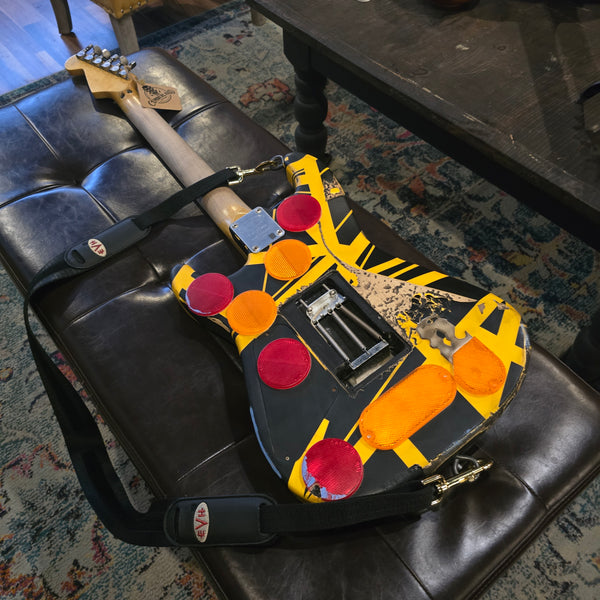 Used Judah Guitars - EVH Stripe Series Relic - Yellow/Black - Frankenstein Bumblebee - w/Hardshell Case
