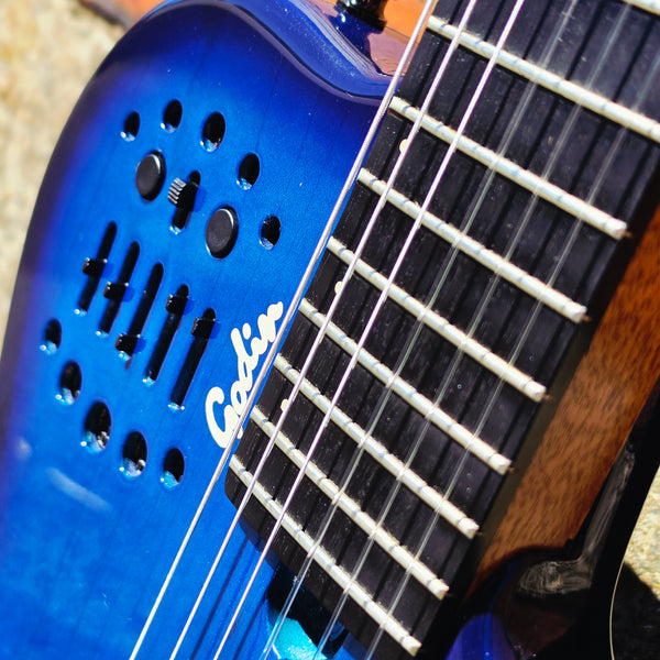 1999 Godin Multiac ACS-SA Nylon - Classical Midi - Blue - w/OHSC