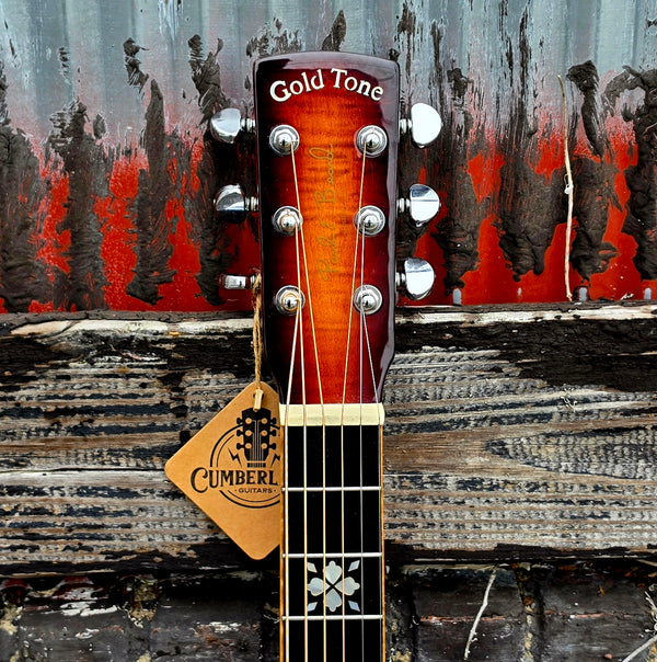 Used Gold Tone PBS-D - Paul Beard Signature Model - Deluxe - Square Neck - w/OHSC
