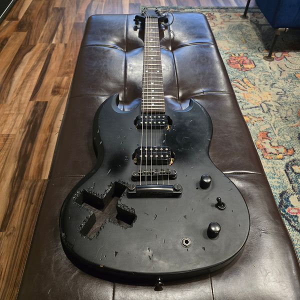 2001 Epiphone - Pierced - Gothic SG - Matte Black