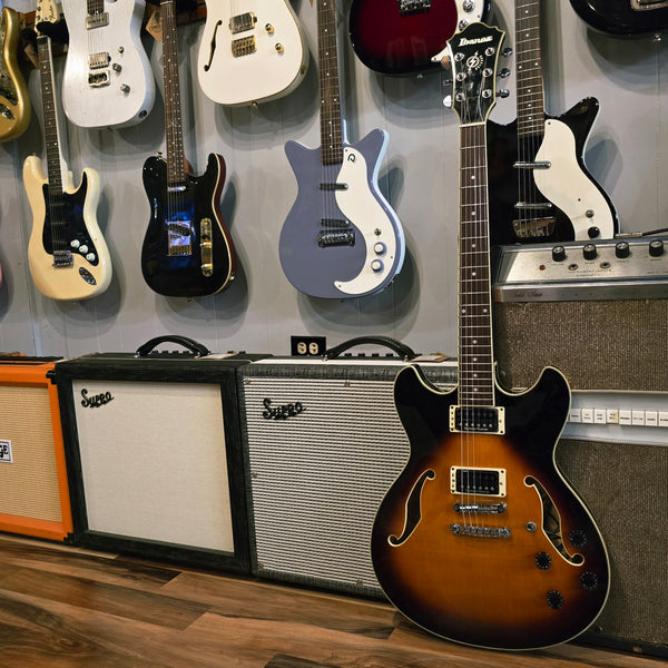 2004 Ibanez AS73-BS-12-01 Artcore Semi-Hollow - Sunburst w/ Upgrades and Case