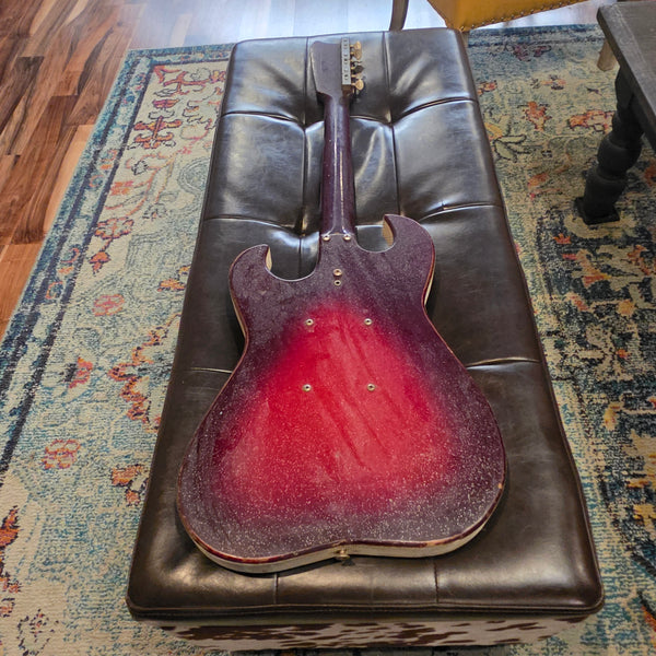 1965 Silvertone 1457 Guitar with Amp / Case Combo - Red - PROJECT