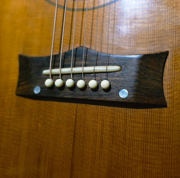 1969 Grammer / Ampeg G-30 - Mahogany Dreadnaught - Natural/Sunburst - w/Gig Bag