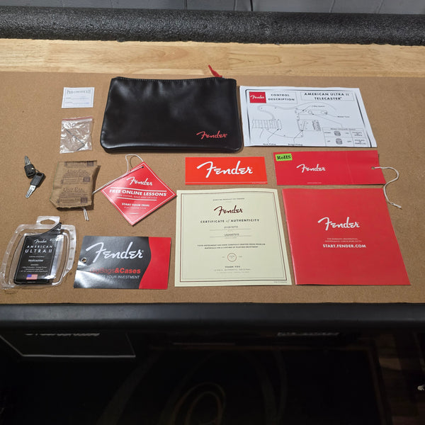 2025 Fender American Ultra II Telecaster - Ultraburst Sunburst - w/OHSC