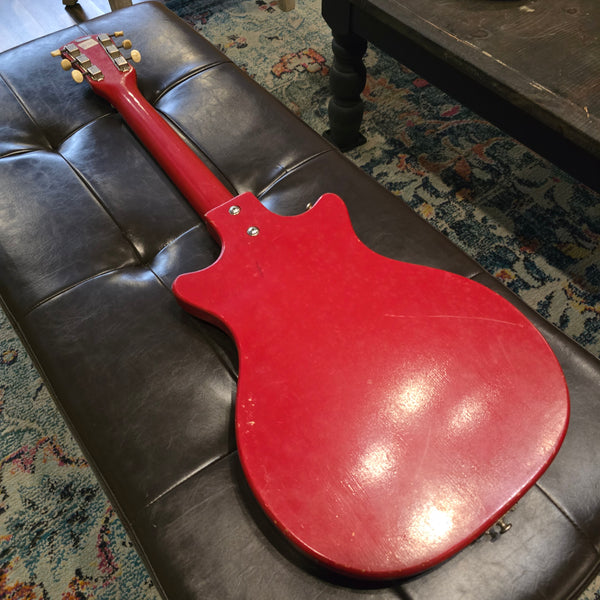1964 Tosca Thunderstick - Valco Supro - Short-Scale - Red - w/ Original Case