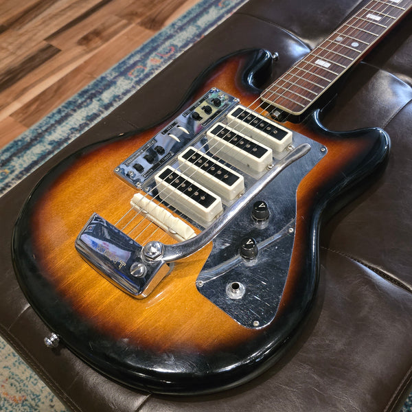 1965 Kent Model 533 - Videocaster - Guyatone LG-140T - MIJ Sunburst