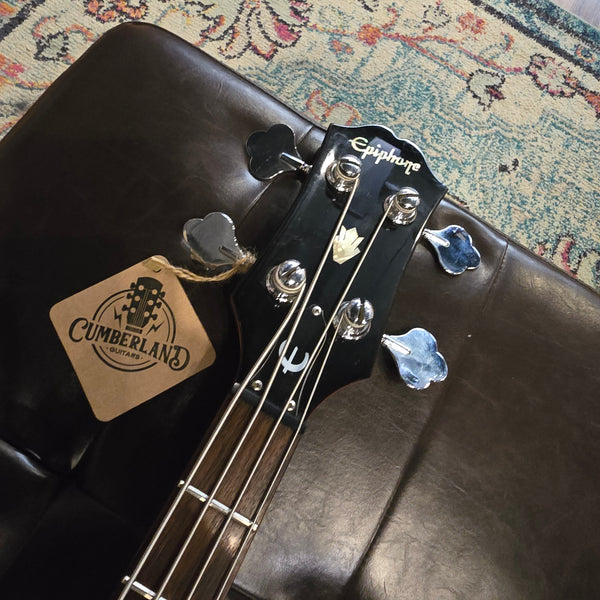 2006 Epiphone EB-0 Short-Scale Bass - Cherry Red - w/Gig Bag