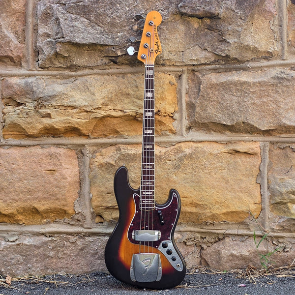 1969 Fender Jazz Bass - Refin Sunburst - w/OHSC