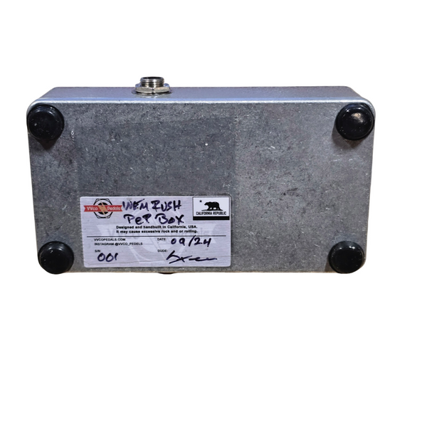 VVCo Sizzorfite - Handwired WEM Rush Pepbox Fuzz Pedal Clone