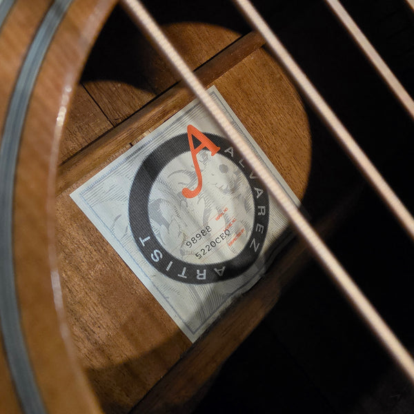 1998 Alvarez 5220CEQ - Acoustic Electric - Natural