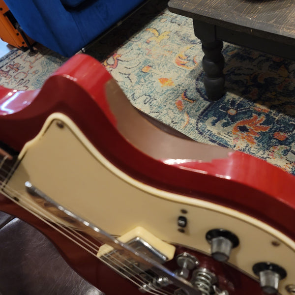 1960 Supro Belmont Poppy Red w/ Case