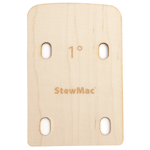 StewMac Bass Neck Shim 1 Degree - Maple - for bolt-on necks - Universal - Cumberland Guitars