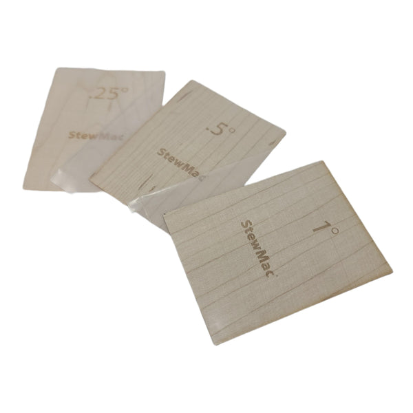 StewMac Universal Neck Shim Blanks - 3 Pack - 1.0, .5, .25, - Maple - Cumberland Guitars