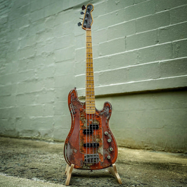 2012 James Trussart - Custom Rusty SteelCaster Bass - Metal Body!