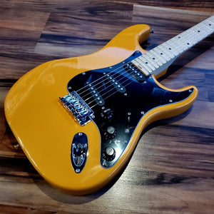 Lyman LS-150 Butterscotch Blonde S-Style Electric Guitar - Cumberland Guitars