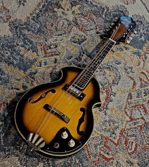 1960's Crestwood Electric Mandolin - Venetian - MIJ Japan - Cumberland Guitars