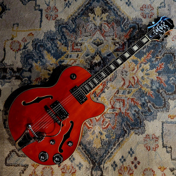 2010 Epiphone Emperor Swingster - Limited Edition - Orange - w/OHSC - Cumberland Guitars