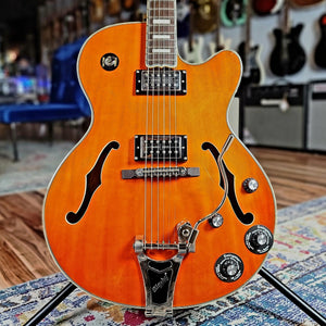 2010 Epiphone Emperor Swingster - Limited Edition - Orange - w/OHSC - Cumberland Guitars