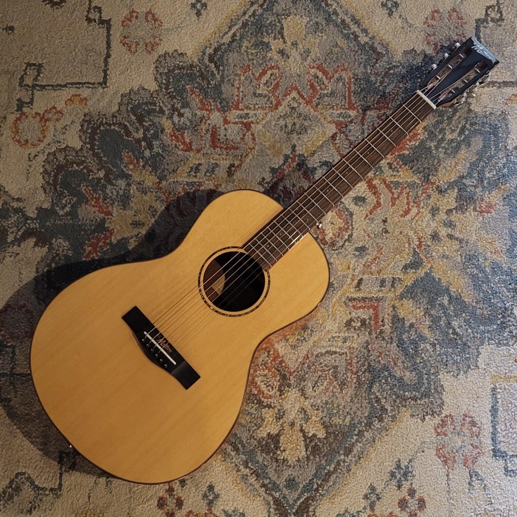 St. Matthew P-2E Acoustic Electric Parlor Guitar w/case