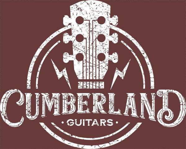 Cumberland Guitars - Classic Distressed Logo T-Shirt - Assorted Colors - Cumberland Guitars