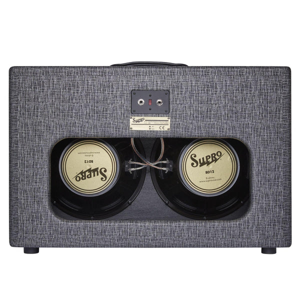 Supro Black Magick 2x12 Speaker Cabinet - Extension Cab