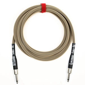 Rattlesnake Cable Co. - 20' Guitar Cable - Dirty Tweed - Straight to Straight - Cumberland Guitars