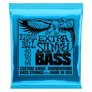 Ernie Ball Extra Slinky Custom Gauge Nickel Wound Bass Strings - Cumberland Guitars