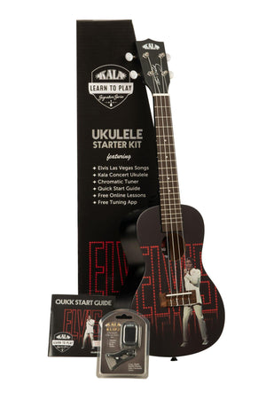 Kala ELVIS Viva Las Vegas Learn To Play Bundle - Limited Edition - With Tuner - Cumberland Guitars