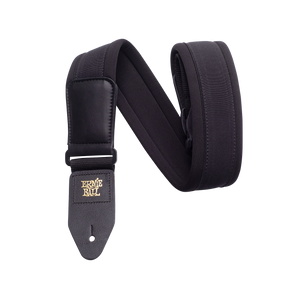 Ernie Ball Comfort Collection Black Neoprene Padded Guitar Strap 2.5" - Cumberland Guitars