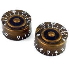 Chocolate Speed Knobs - Universal - For Guitar or Bass - Set of 2 - Cumberland Guitars