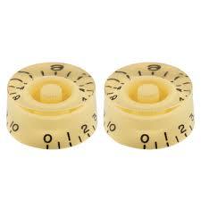 Cream Speed Knobs - Universal - For Guitar or Bass - Set of 2 - Cumberland Guitars