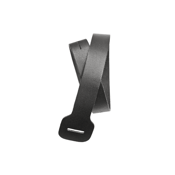 D'Addario Leather Guitar Strap Extender - Black - Universal - Cumberland Guitars