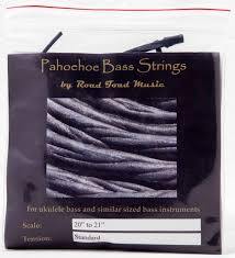Road Toad Black Pahoehoe Bass Strings for U-Bass - Standard Tension - Cumberland Guitars