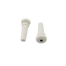 Acoustic Guitar or Mandolin End Pin Strap Button White with Black dot - - Cumberland Guitars