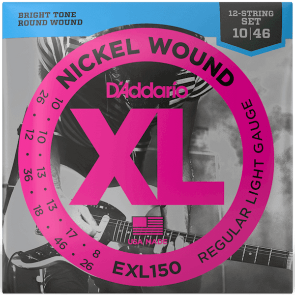 D'Addario EXL150 12-String Electric Guitar String Set 10-46 - Cumberland Guitars