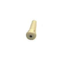Acoustic Guitar or Mandolin End Pin Strap Button Aged Creme with black dot - - Cumberland Guitars