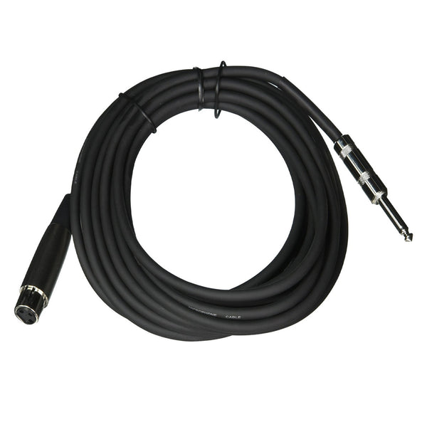 Strukture 20' HiZ Microphone Cable XLR Female to 1/4" Male