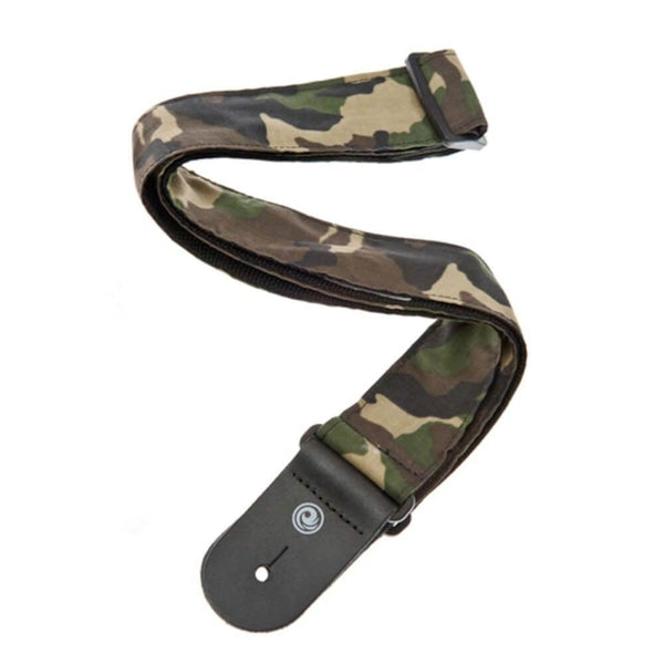 D'Addario Planet Waves Camouflage Guitar Strap - Green Camo - - Cumberland Guitars