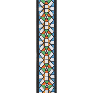D'Addario Stained Glass Woven Guitar Strap - Cumberland Guitars