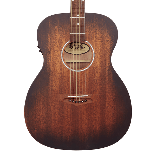 D'Angelico Premier Tammany LS Orchestra OM - Acoustic Electric - Aged Mahogany - Cumberland Guitars